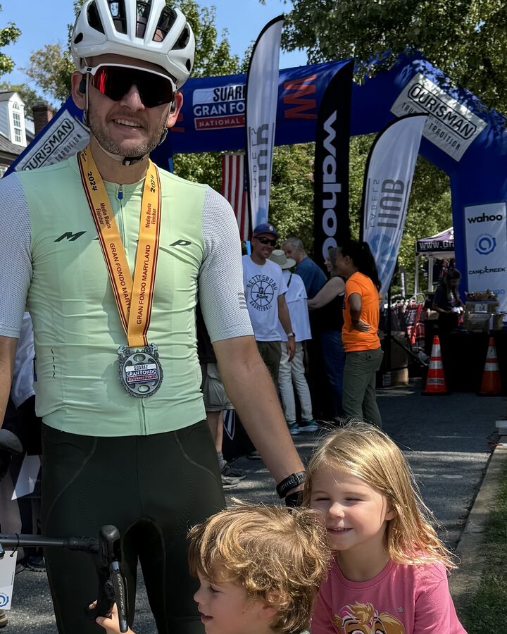 Phil Porter after a cycling event